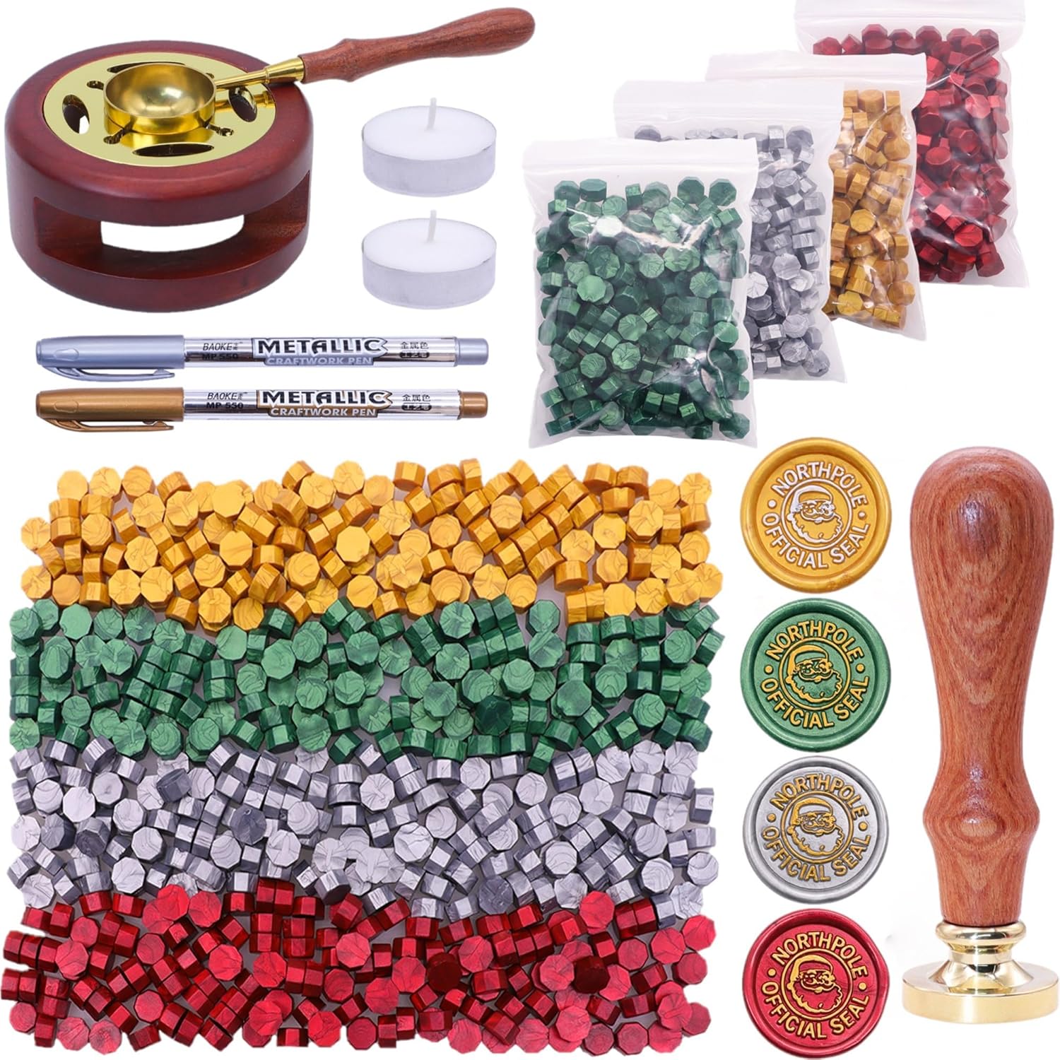 Christmas Seal Wax Kit - 800pc - Wax Seal Letter Kit recensie en prijs