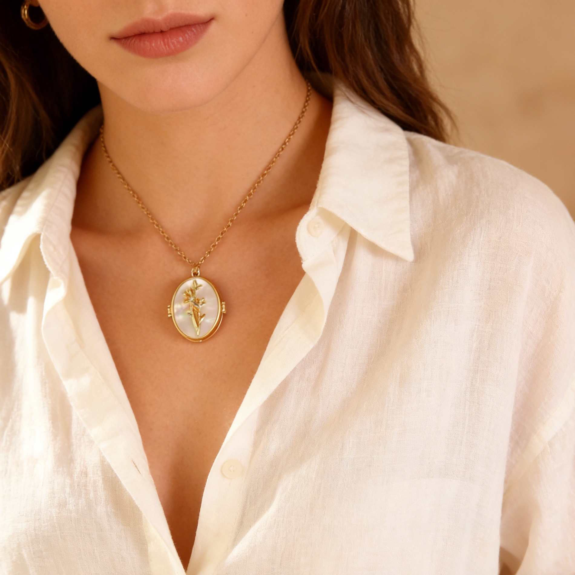 Diamon Birth Flower Custom Col - Birth Flower Necklace recensie en prijs