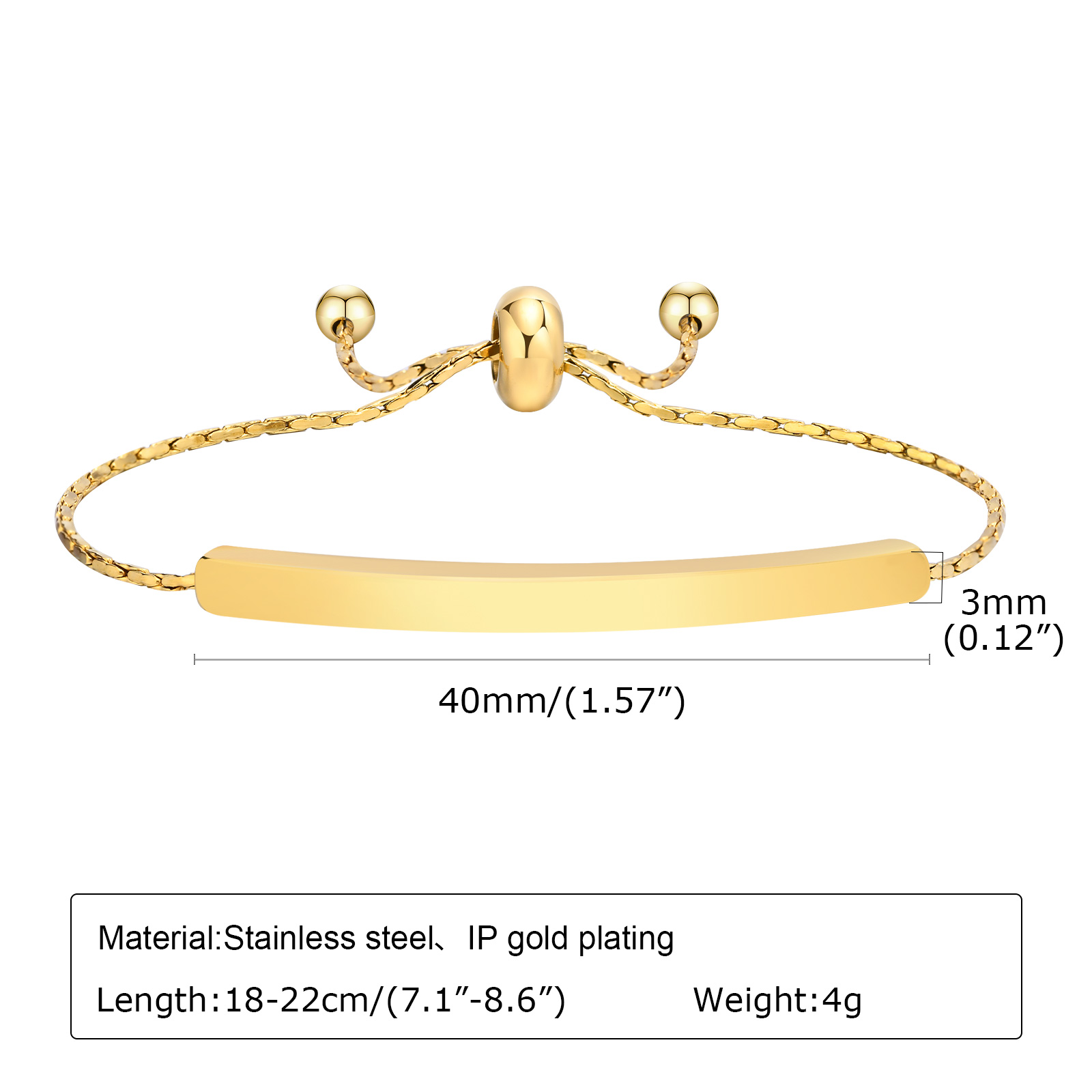 Personalized Engraved Bar Brac - Coordinates Bracelet recensie en prijs