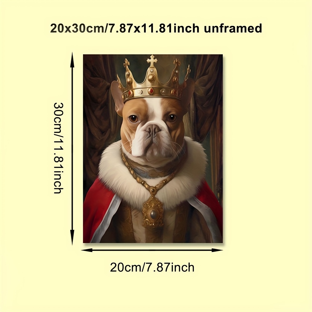 1PC Custom King Queen Dog Cat  - Pet Portrait Custom recensie en prijs