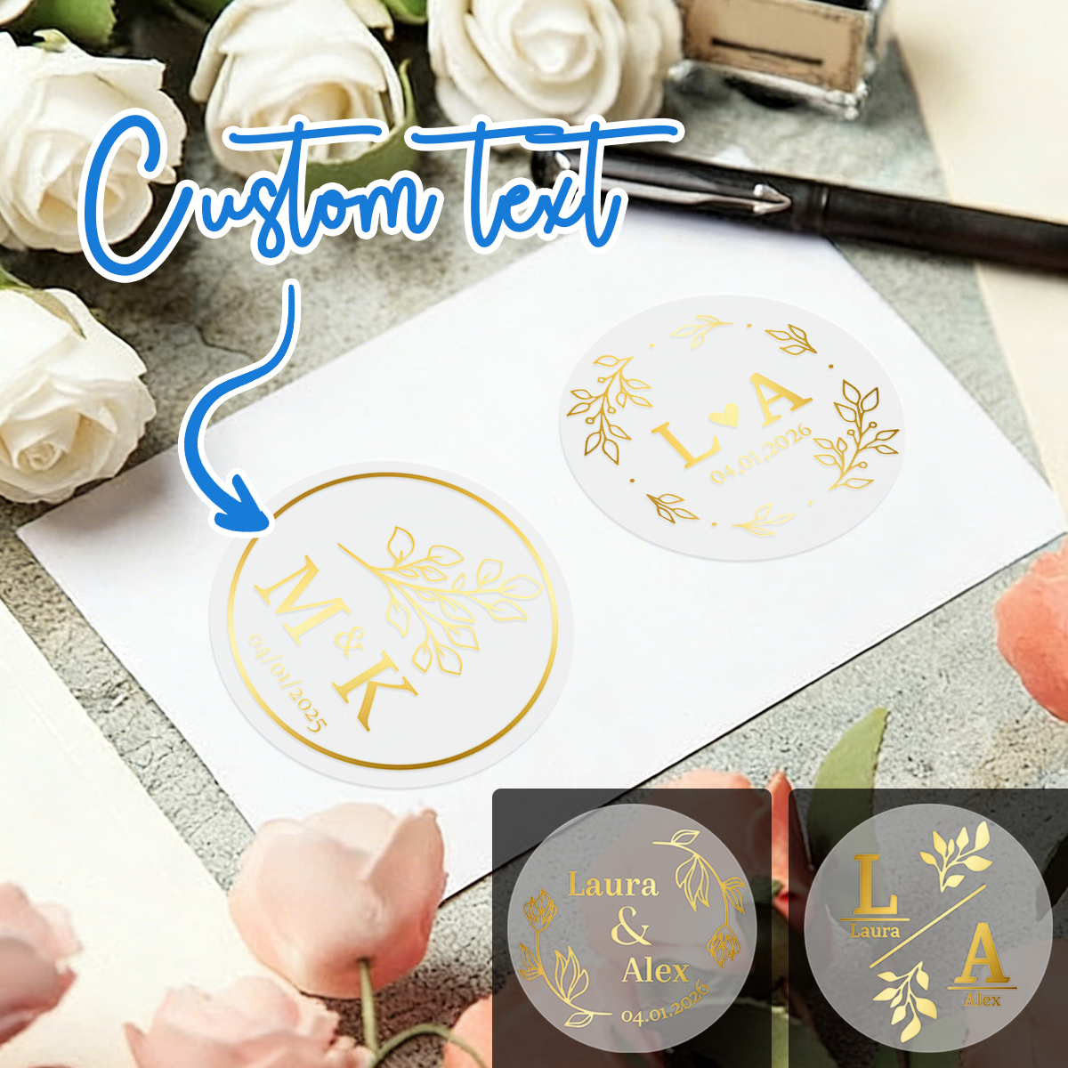 30/60/120/240pcs Custom Text R - Personalised Candle Label recensie en prijs