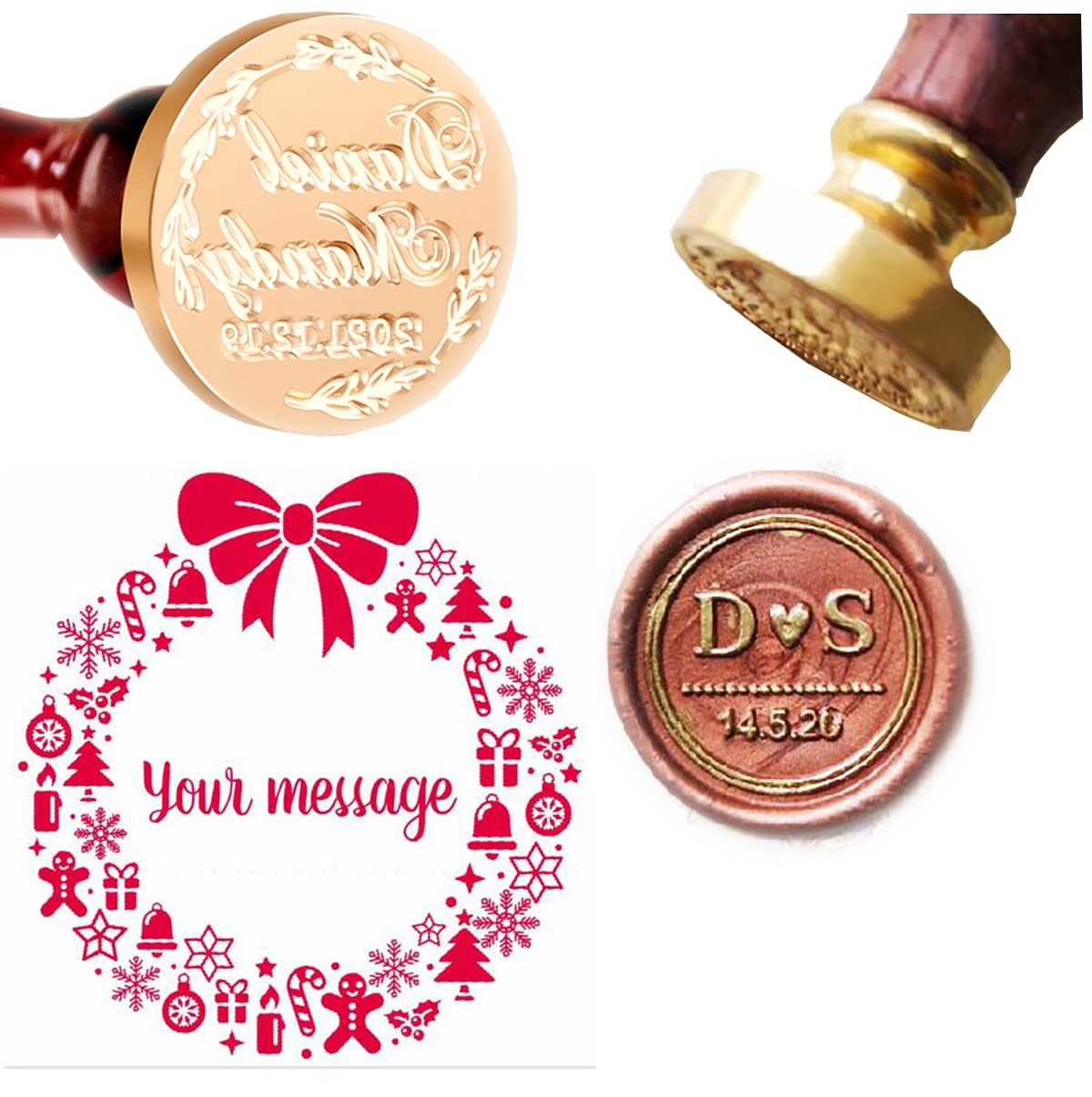 Custom Letter Wax Seal Stamp K - Wax Seal Letter Kit recensie en prijs