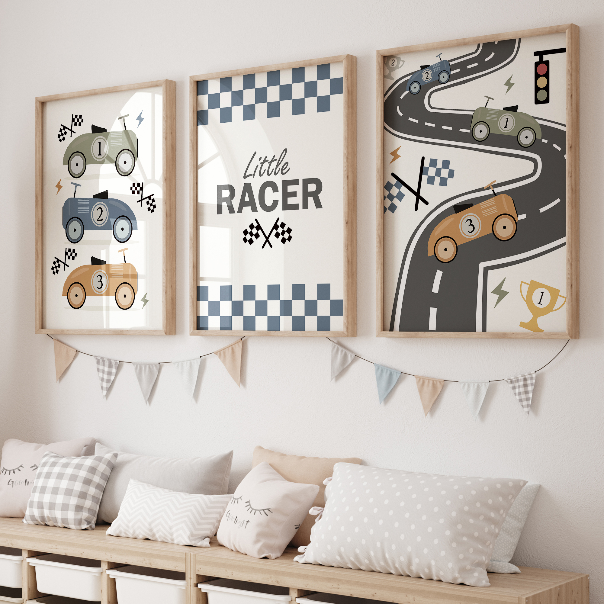 3pcs Minimalist,Cartoon Car Ra - Personalized Name Box recensie en prijs