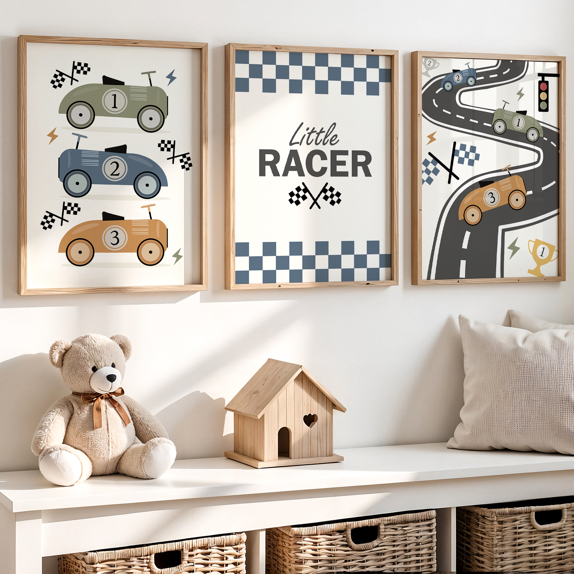 3pcs Minimalist,Cartoon Car Ra - Personalized Name Box recensie en prijs