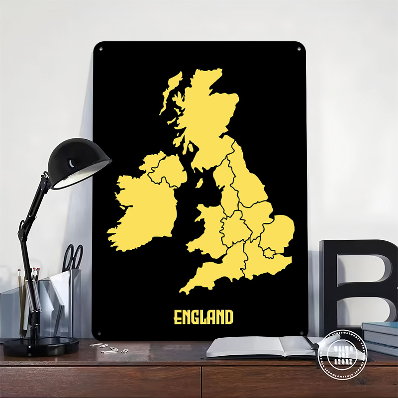 Map of England Printed Poster  - Custom Map Poster recensie en prijs