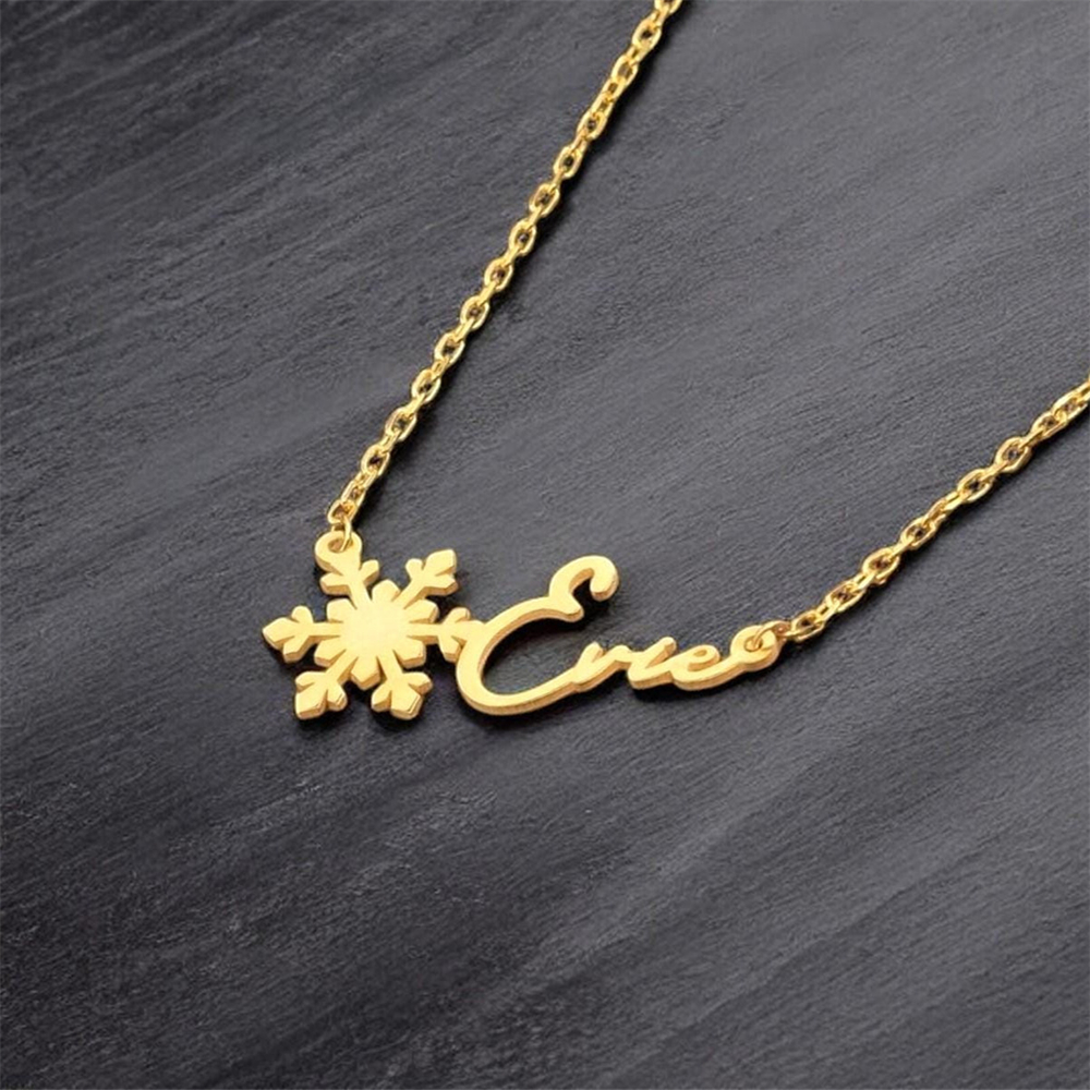 Custom Simple Name Necklace St - Birth Flower Necklace recensie en prijs