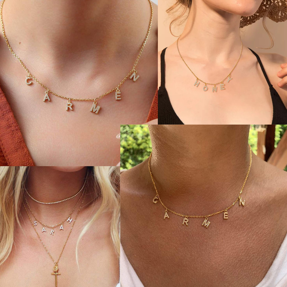 Custom Personalized Name Neckl - Name Necklace Custom recensie en prijs