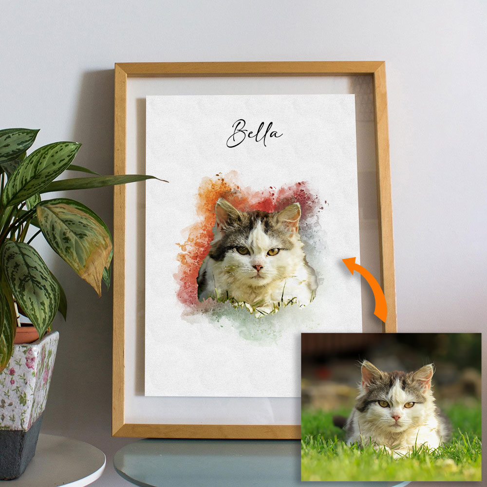 Custom Pet Portrait from Photo - Pet Portrait Custom recensie en prijs