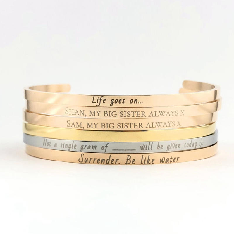 4mm Customized Personality Eng - Coordinates Bracelet recensie en prijs