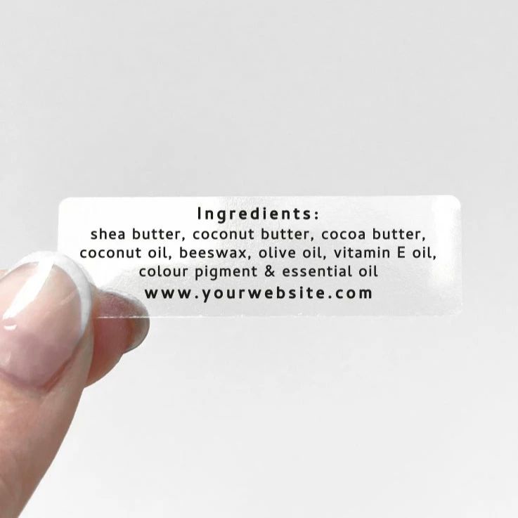 Custom Transparent Sticker Per - Personalised Candle Label recensie en prijs