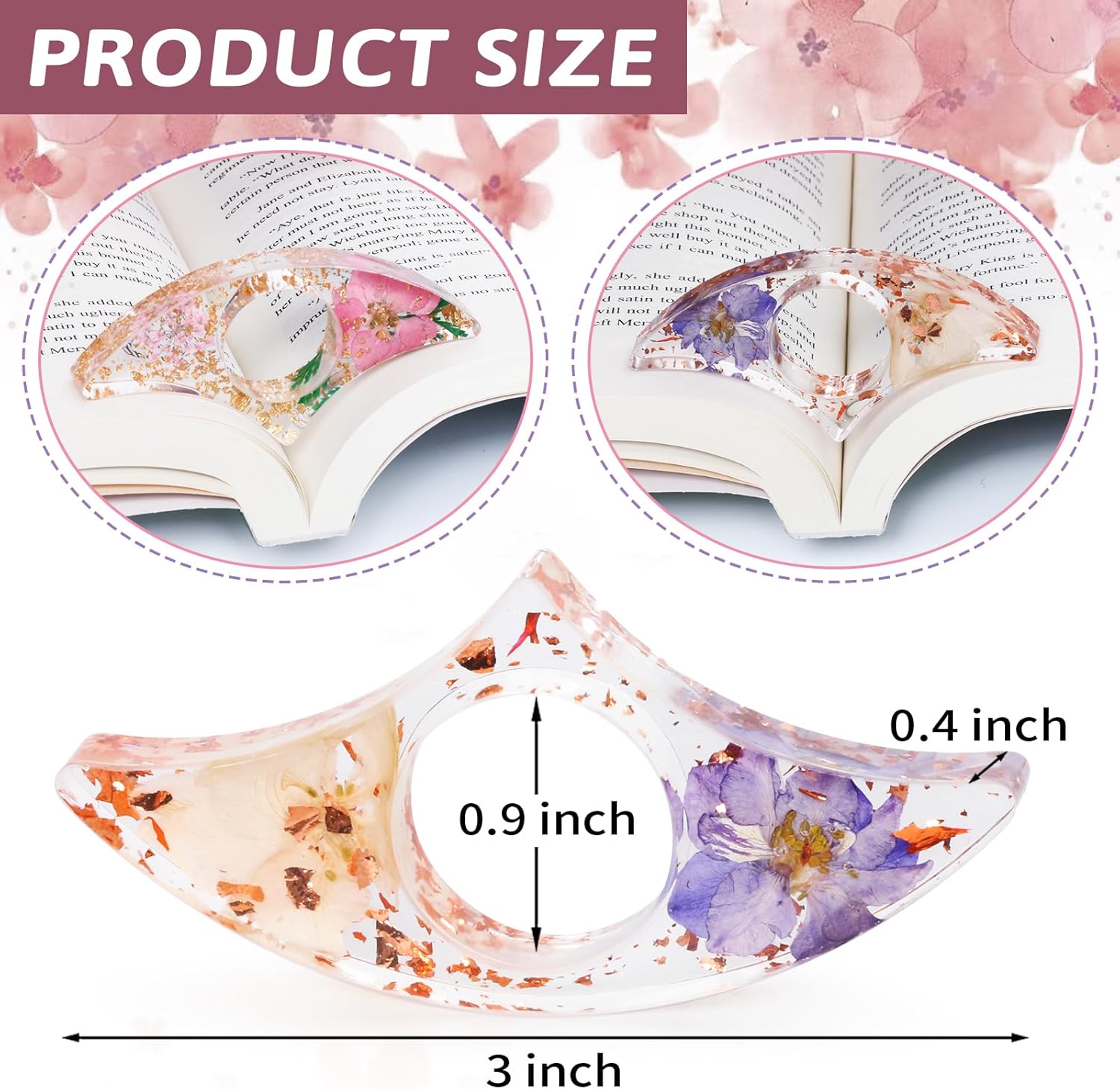 2PCS Thumb Book Page Holder, H - Dried Flower Bookmark recensie en prijs