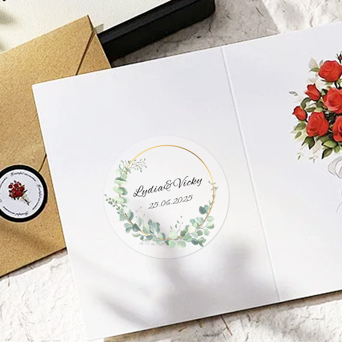 54-540Pcs Clear Personalized W - Personalised Candle Label recensie en prijs