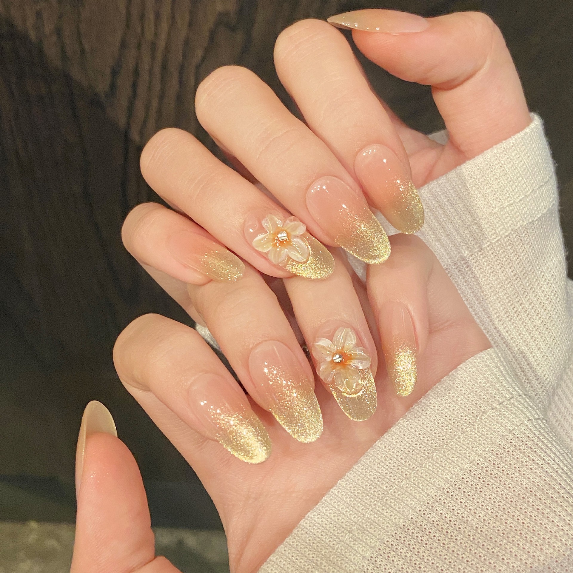 10pcs Handmade Press on Nails  - Pressed Flower Art recensie en prijs