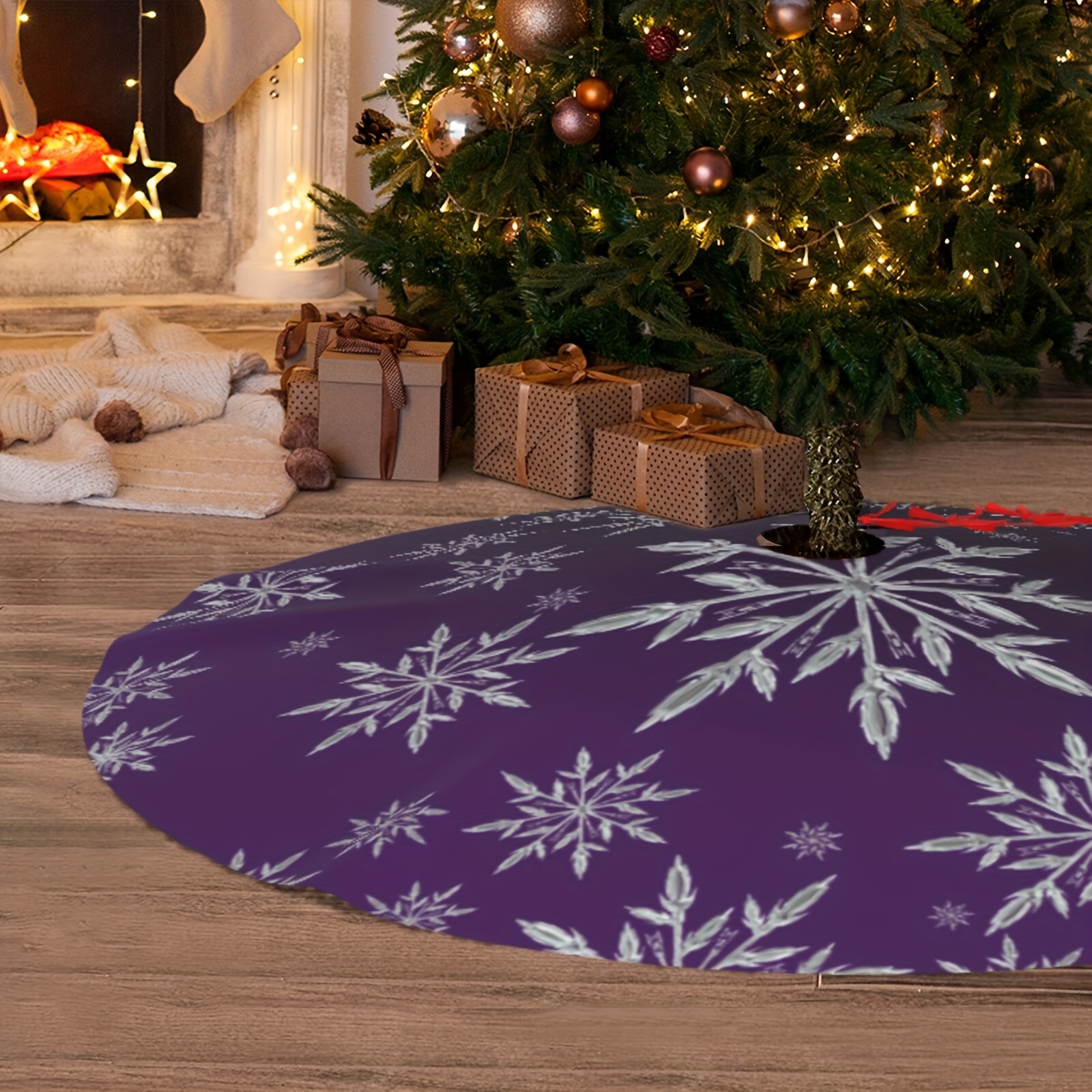 VIKAMA Deep Purple Snowflake P - Family Tree Print recensie en prijs