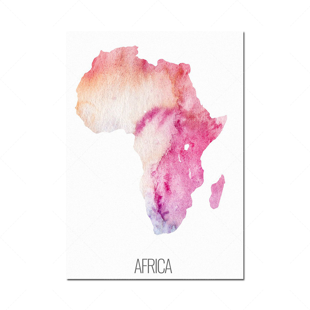 6 continent poster set, North  - Custom Star Map recensie en prijs