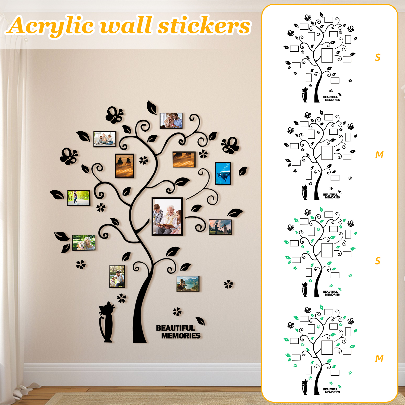 1Pc Picture Frames Tree Acryli - Family Tree Print recensie en prijs