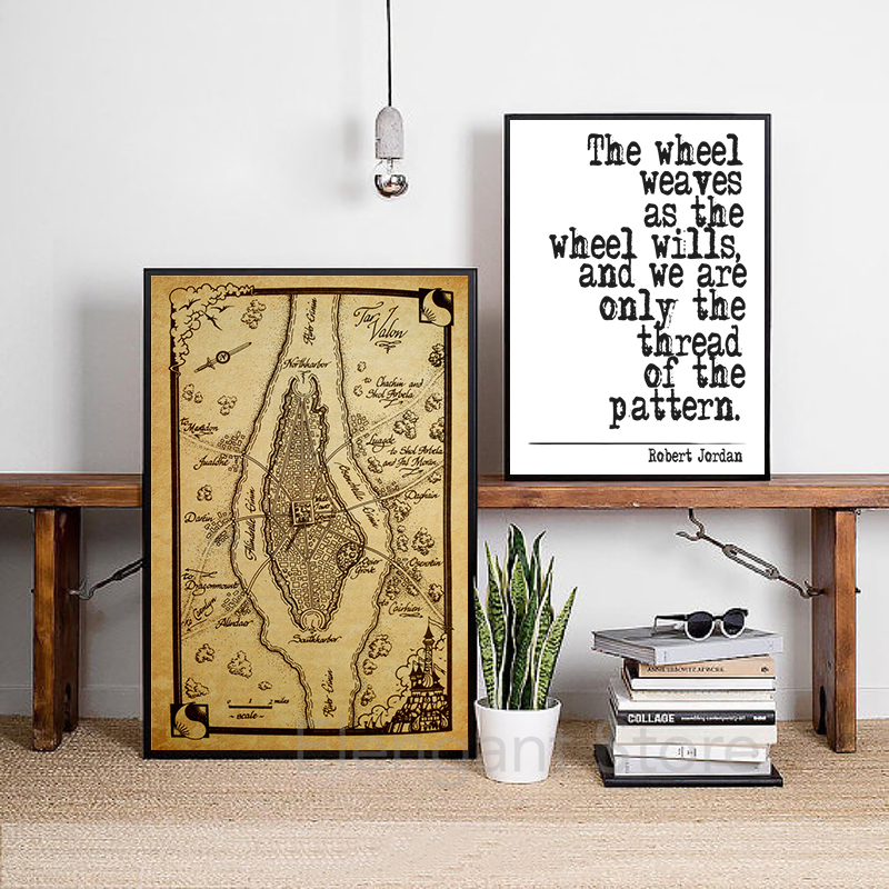The Wheel of Time Map Poster P - Custom Star Map recensie en prijs