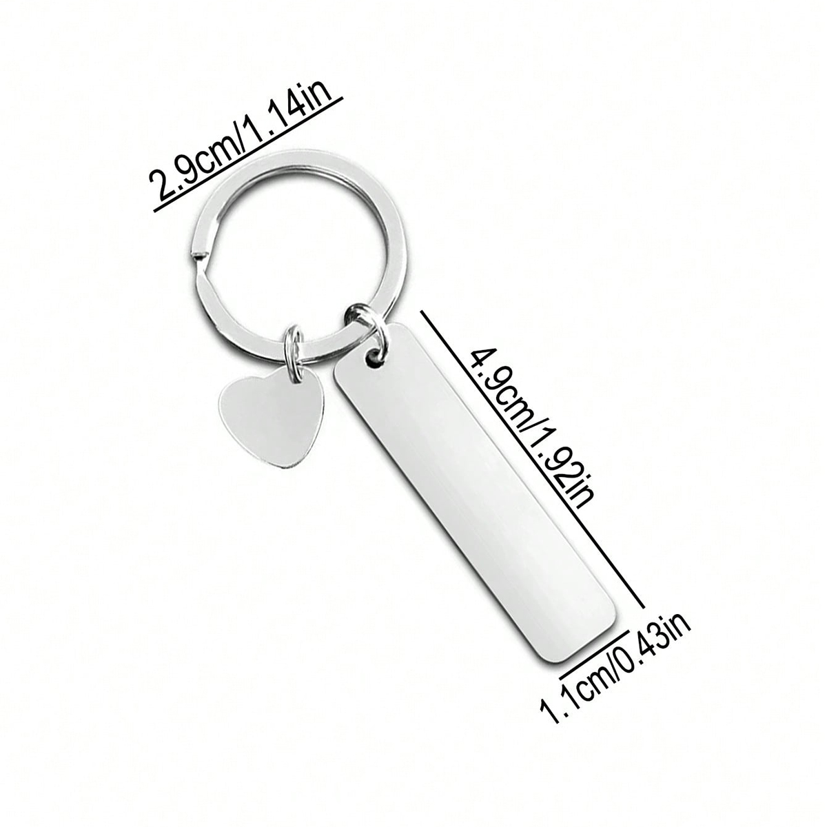 Custom Text Keychain Personali - Initial Ring Custom recensie en prijs