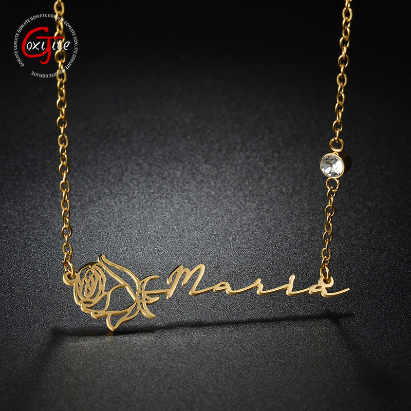 Goxijite Customized Rose Neckl - Birth Flower Necklace recensie en prijs