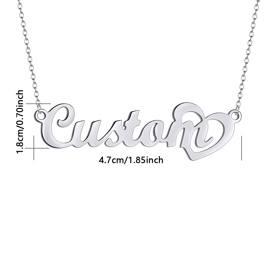Customized Name Necklace with  - Name Necklace Custom recensie en prijs