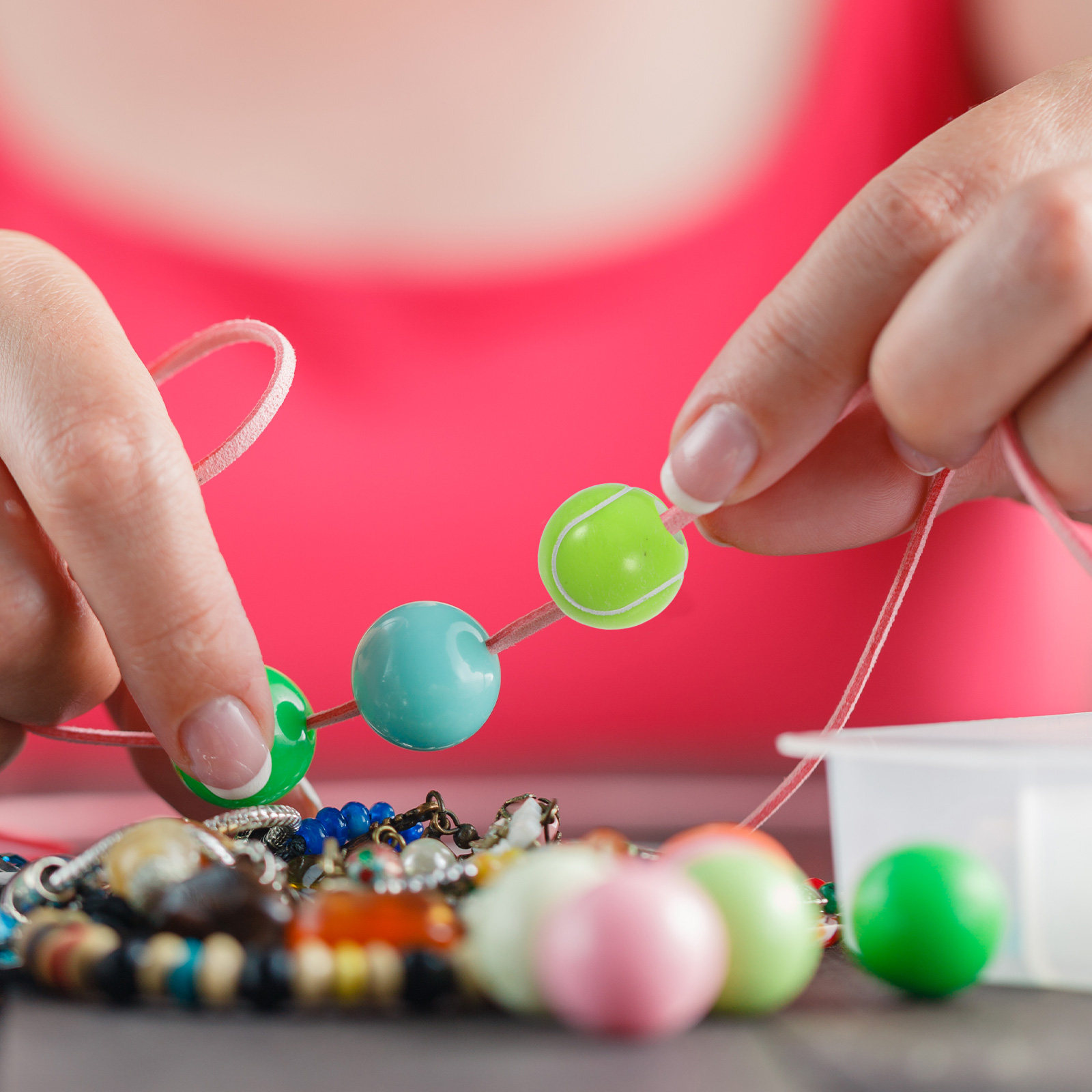 100Pcs DIY Tennis Beads Bracel - Coordinates Bracelet recensie en prijs