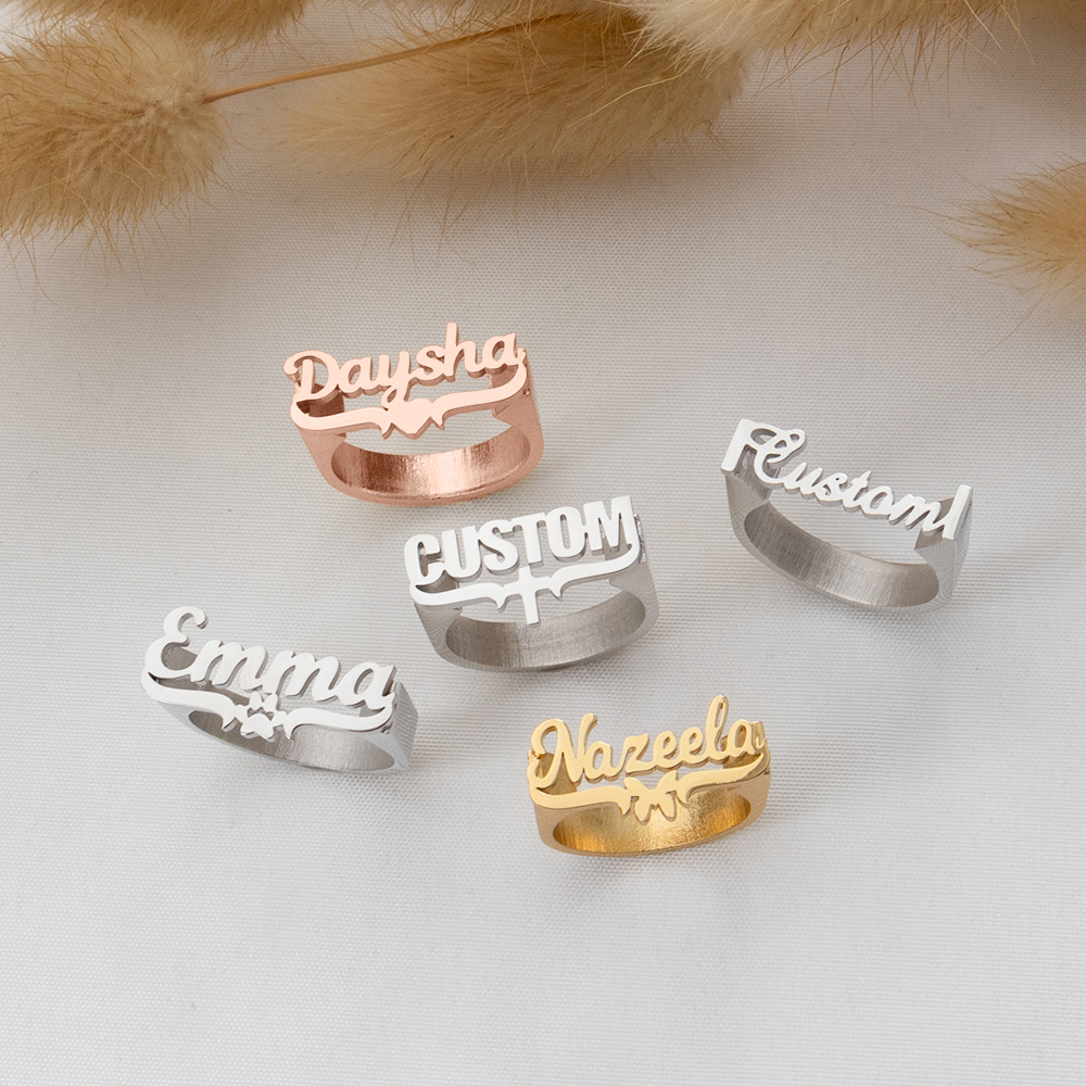 Customized Name Rings, Persona - Initial Ring Custom recensie en prijs