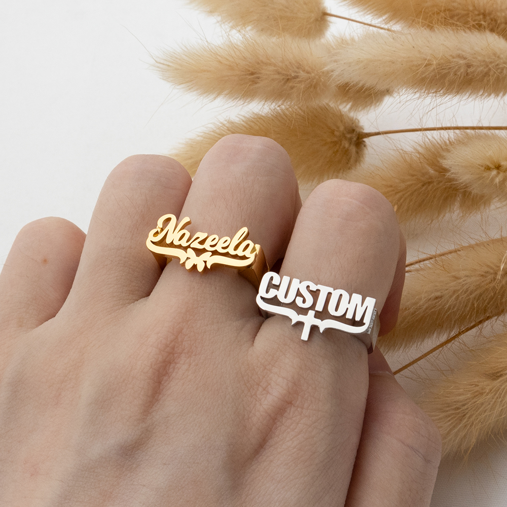 Customized Name Rings, Persona - Initial Ring Custom recensie en prijs