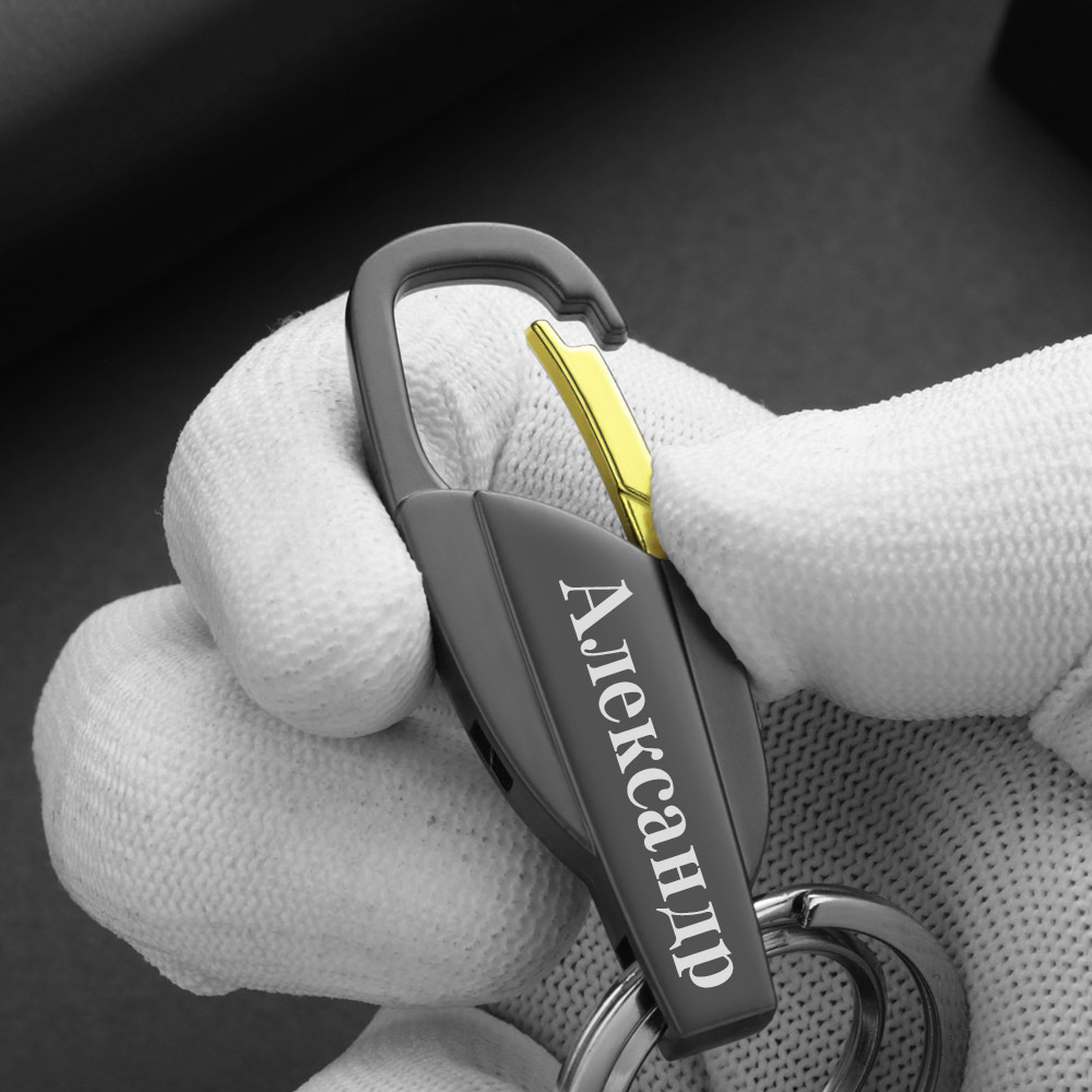 Personalized Lettering Keychai - Initial Ring Custom recensie en prijs