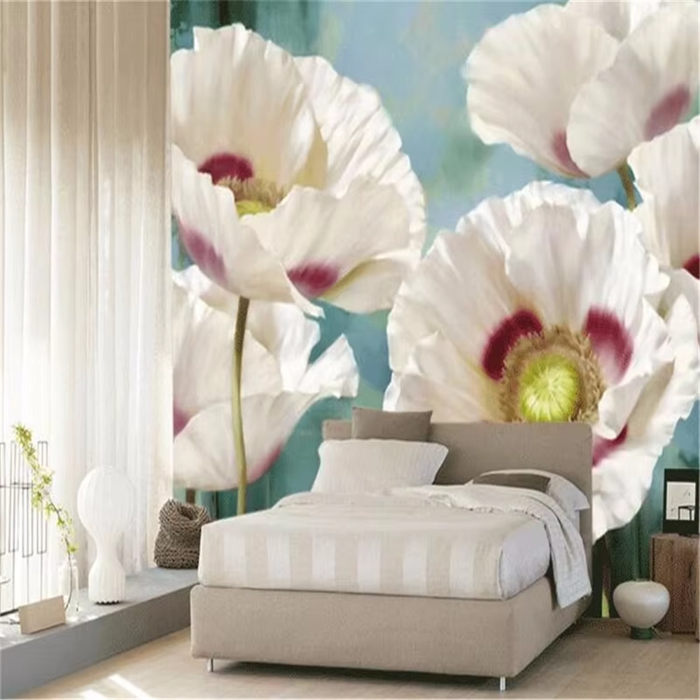 custom White flowers wallpaper - Custom Night Sky recensie en prijs