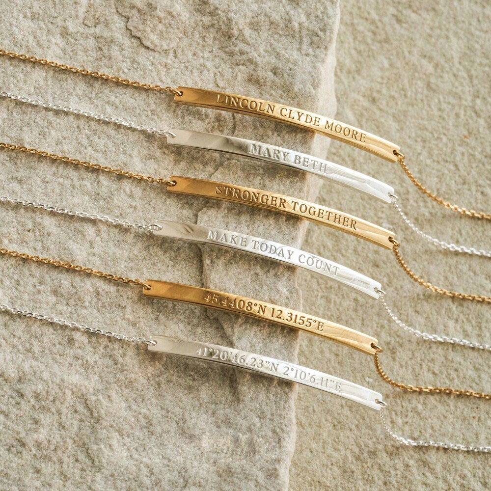 ustom Engraved Latitude Longit - Coordinates Bracelet recensie en prijs