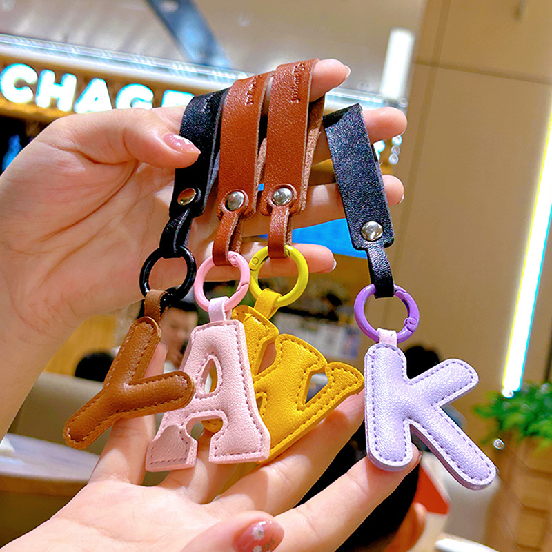 A To Z PU Leather Initial Lett - Monogram Keychain Leather recensie en prijs
