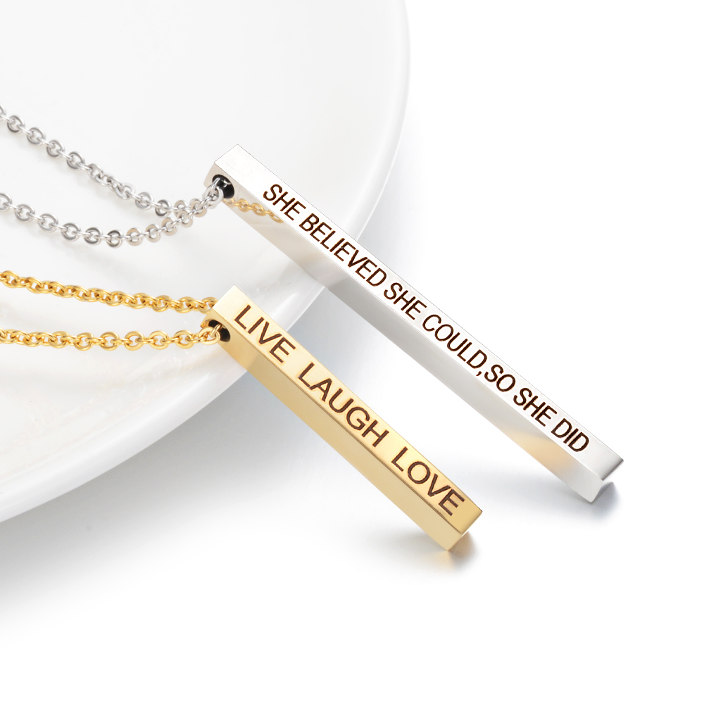 Customized Personalized French - Name Necklace Custom recensie en prijs
