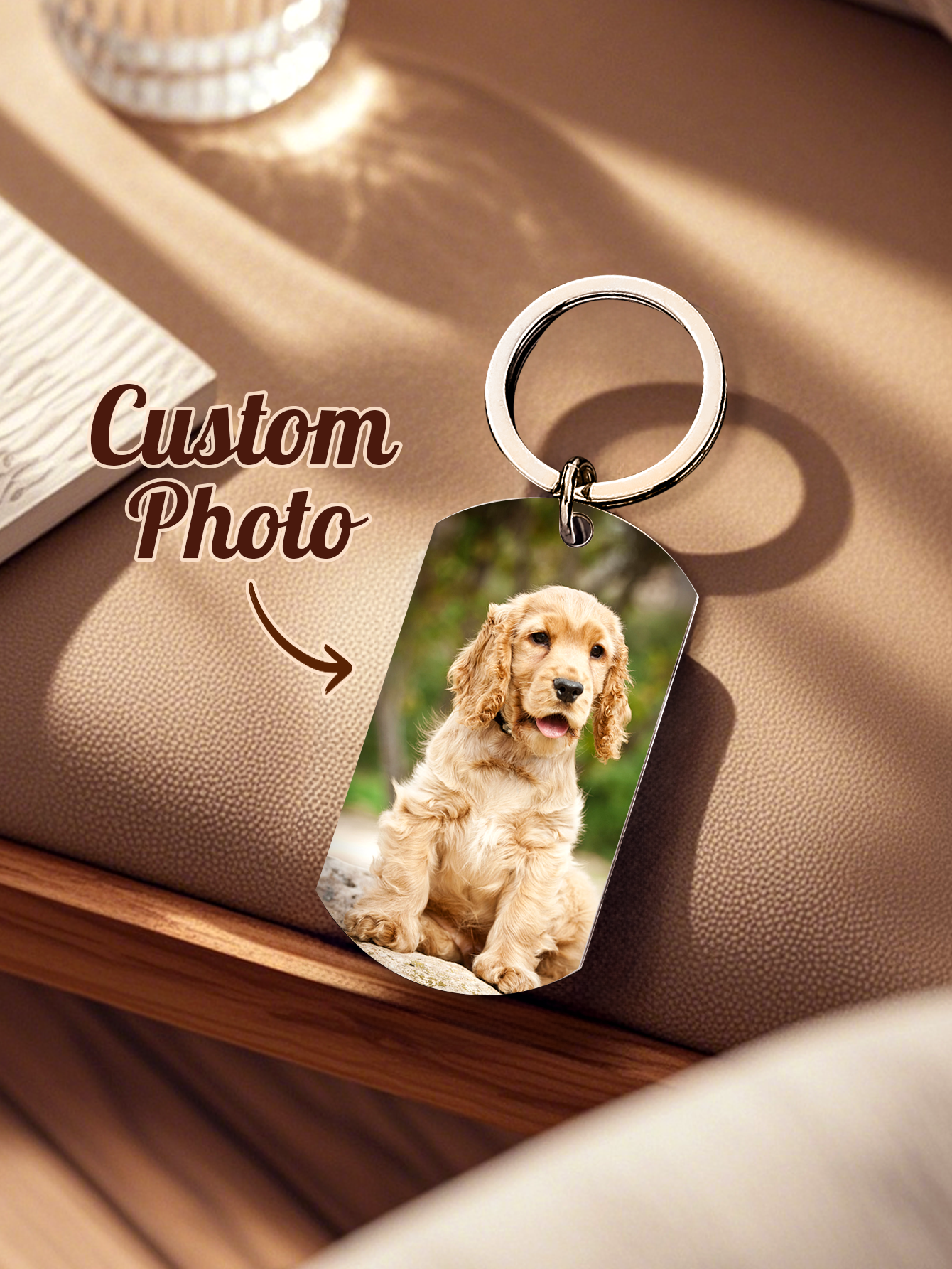 Personalized Pet Photo Keychai - Pet Portrait Custom recensie en prijs