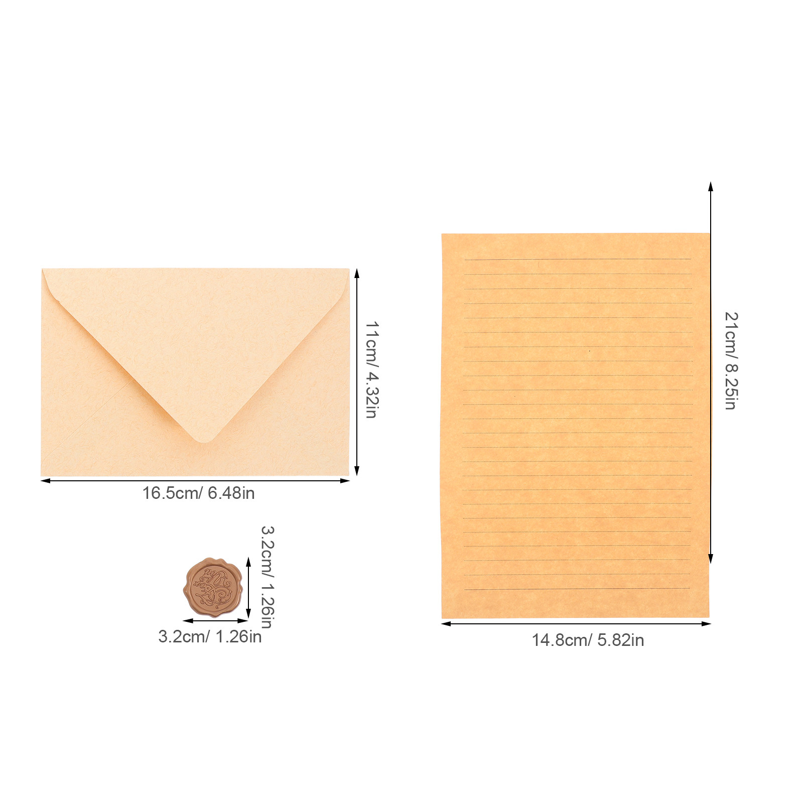 1Set Letter Writing Set Vintag - Wax Seal Letter Kit recensie en prijs