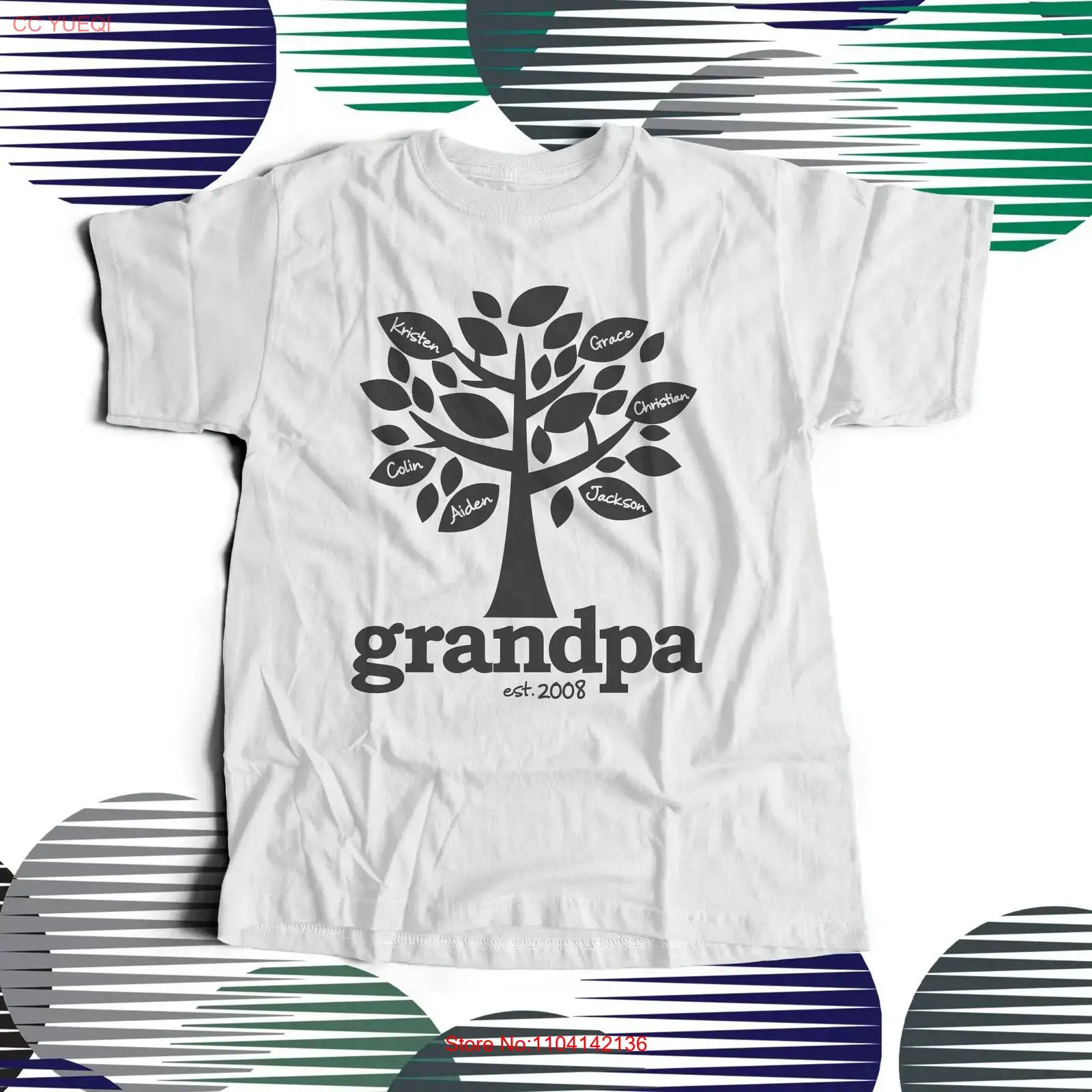 Grandpa shirt family tree esta - Family Tree Print recensie en prijs