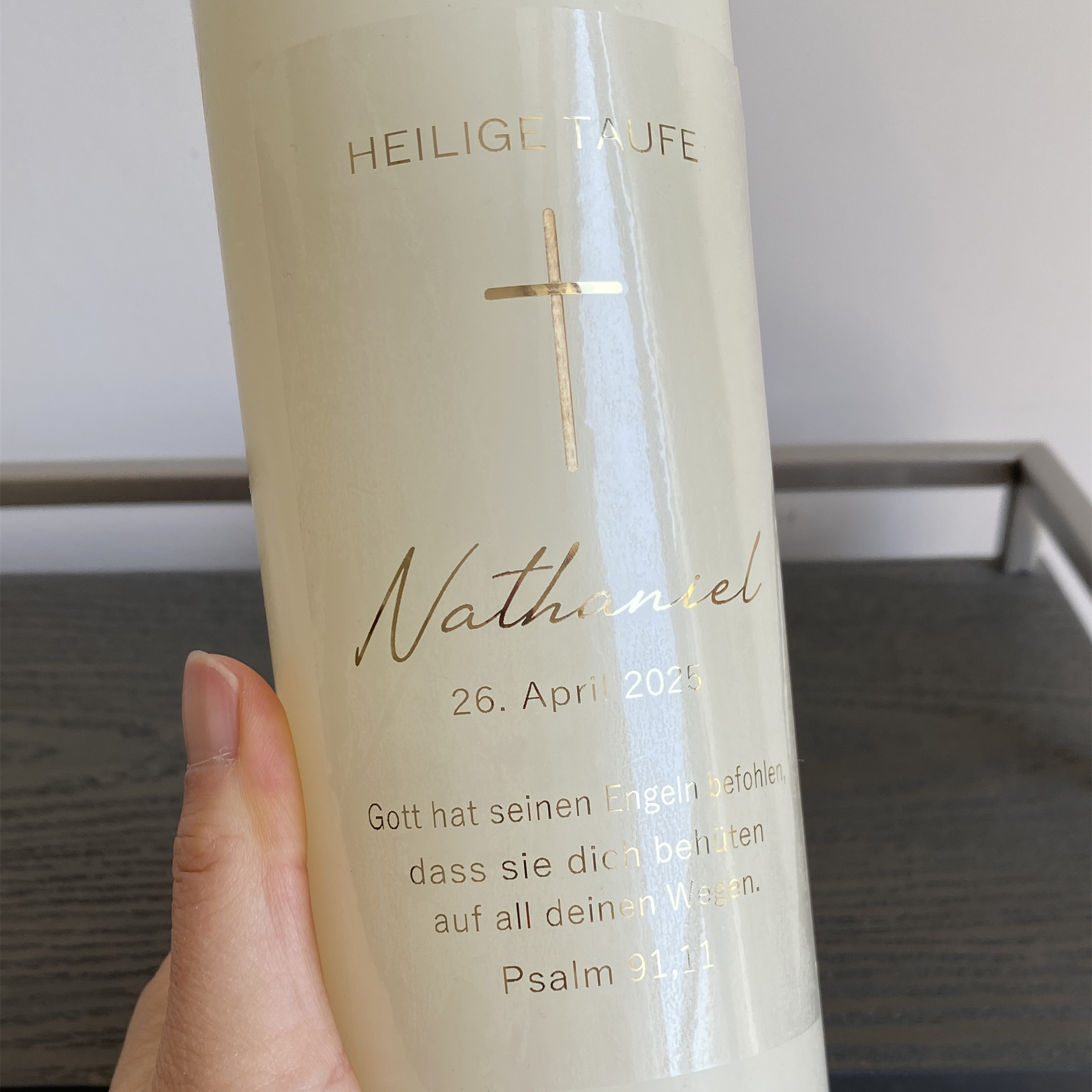 Personalized My Holy Baptism C - Personalised Candle Label recensie en prijs
