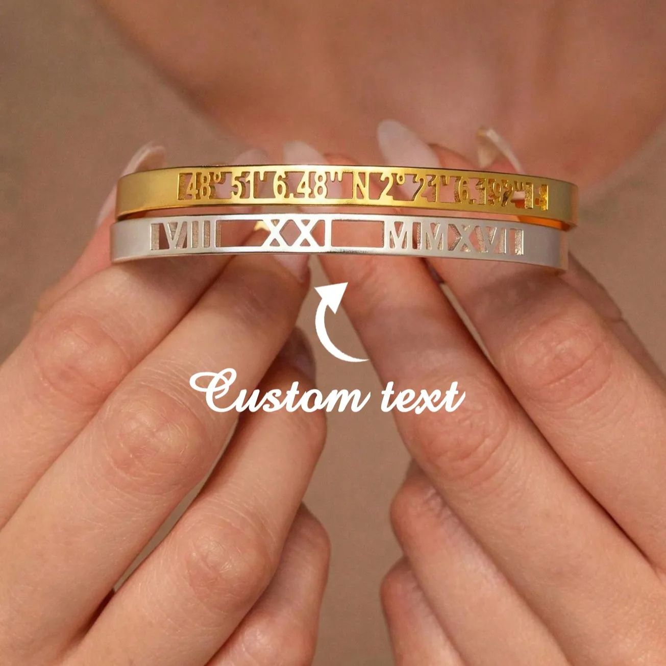 Custom Date Coordinate Roman N - Coordinates Bracelet recensie en prijs