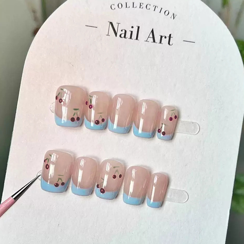 Handmade Press on Nails Summer - Pressed Flower Art recensie en prijs