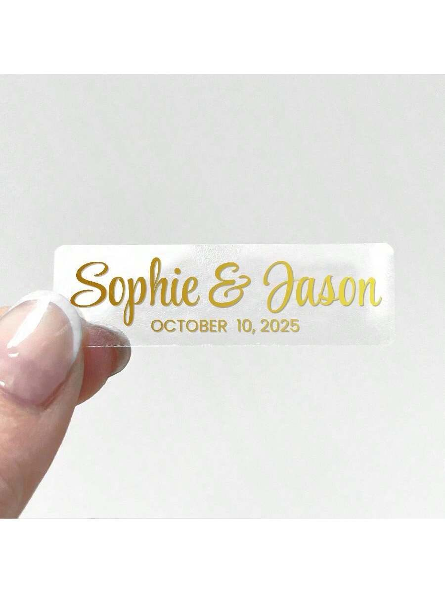 Custom Aluminum Foil Transpare - Personalised Candle Label recensie en prijs