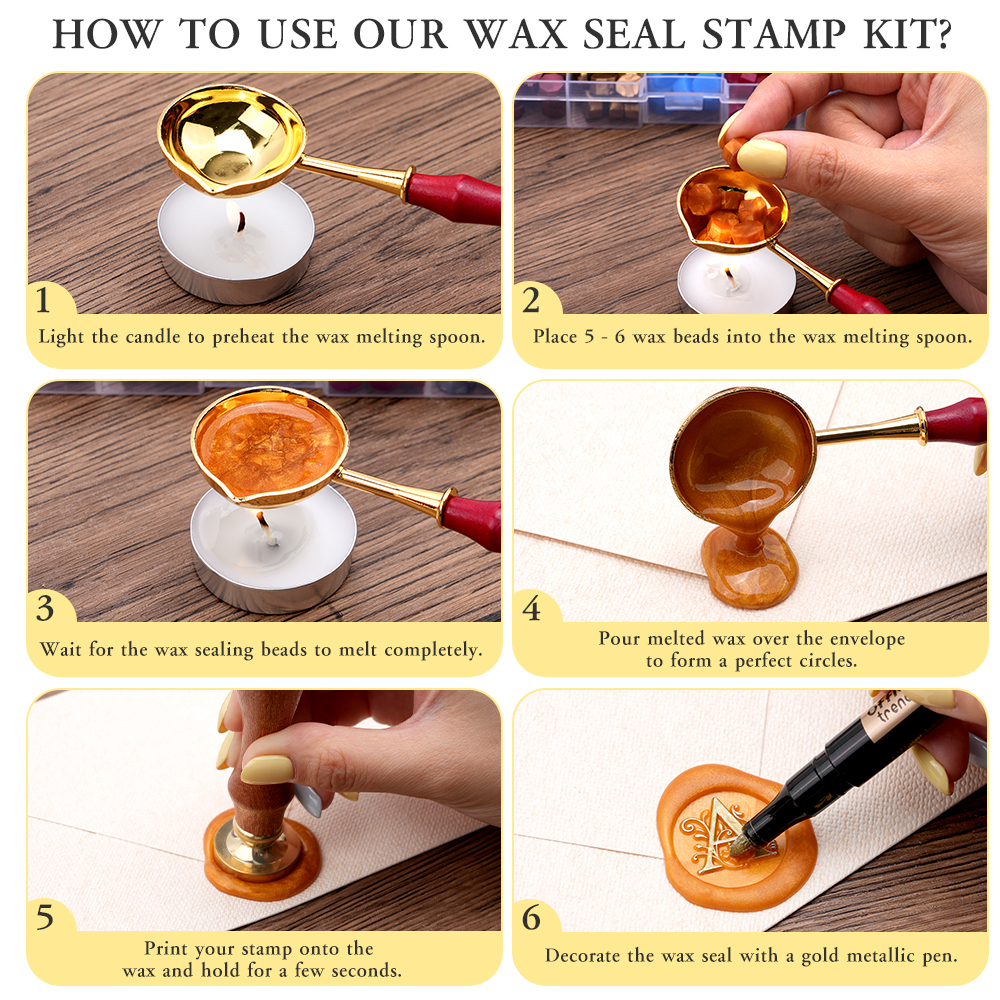 Alphabet Wax Seal Stamp Set -  - Wax Seal Letter Kit recensie en prijs
