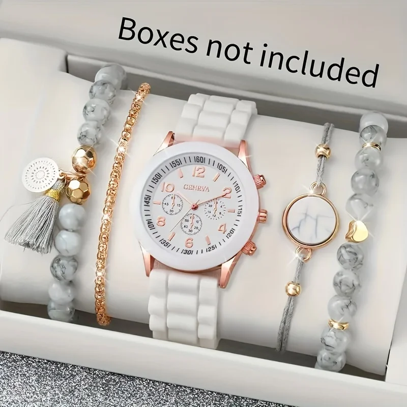 5pcs/Set Chic Women's Quartz W - Coordinates Bracelet recensie en prijs
