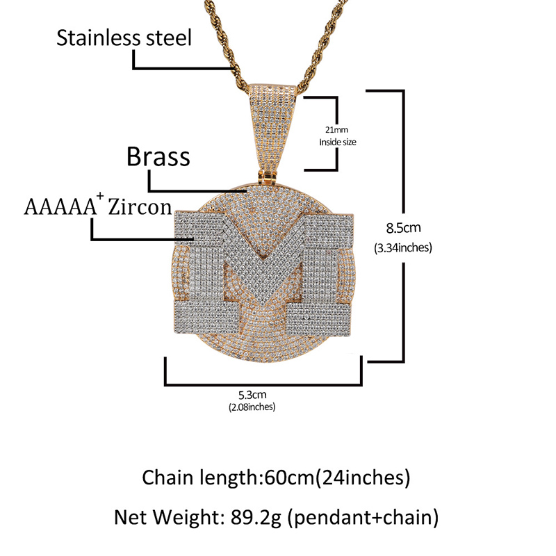 Custom Personality Big Letter  - Name Necklace Custom recensie en prijs