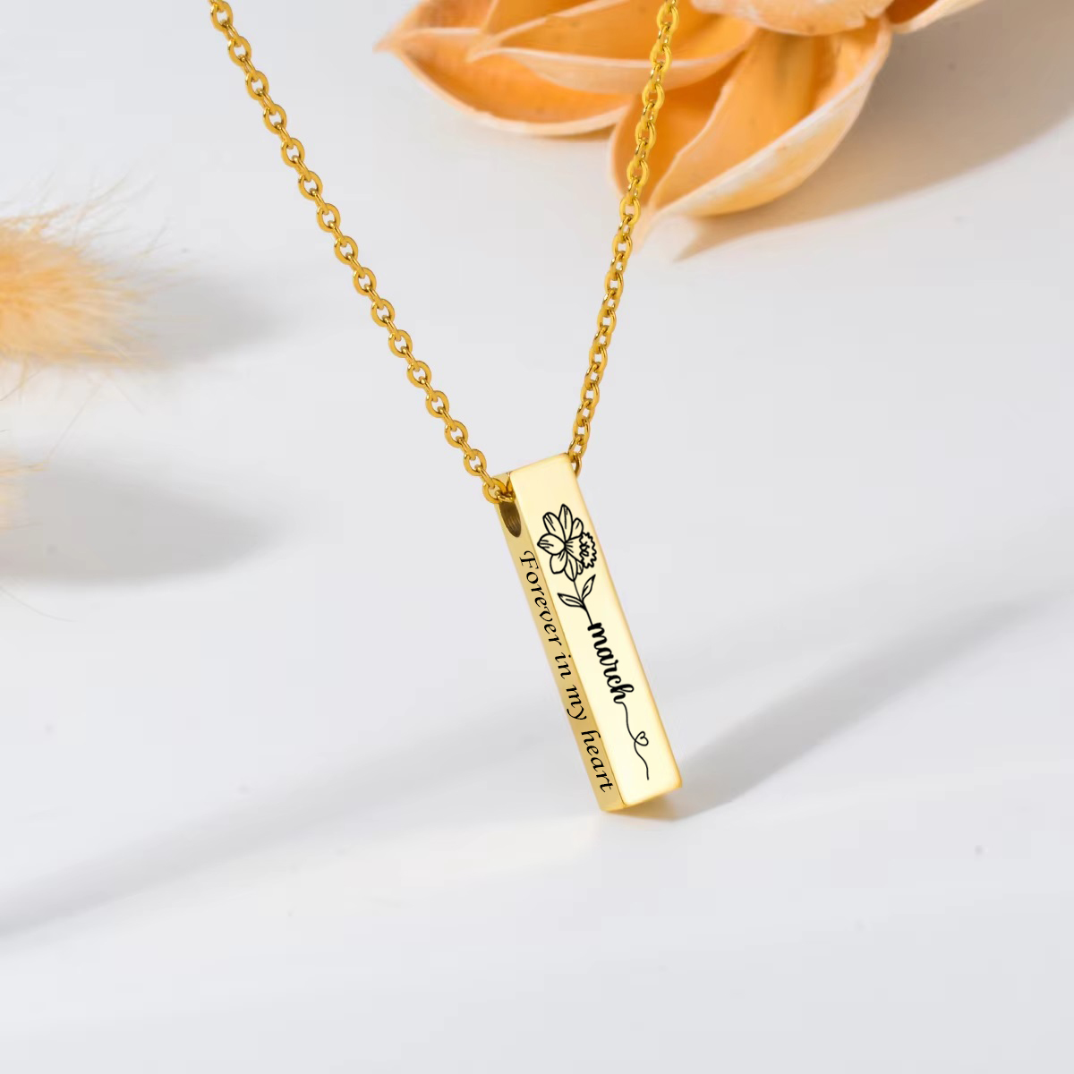 Birth Flower Urn Necklace For  - Birth Flower Necklace recensie en prijs