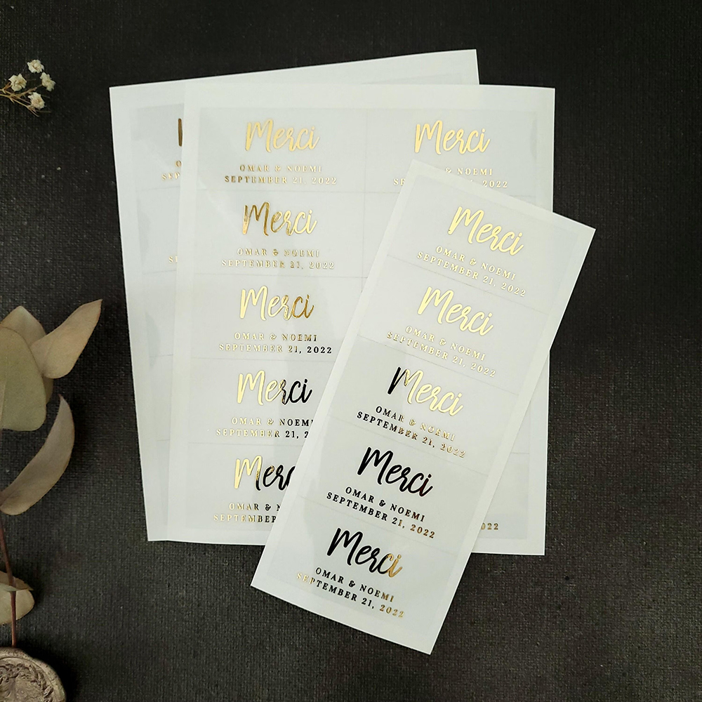 100pcs Custom Transparent Labe - Personalised Candle Label recensie en prijs