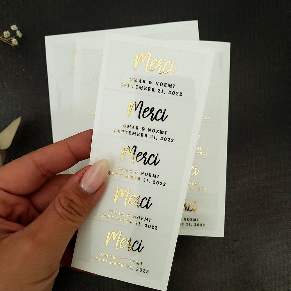 100pcs Custom Transparent Labe - Personalised Candle Label recensie en prijs