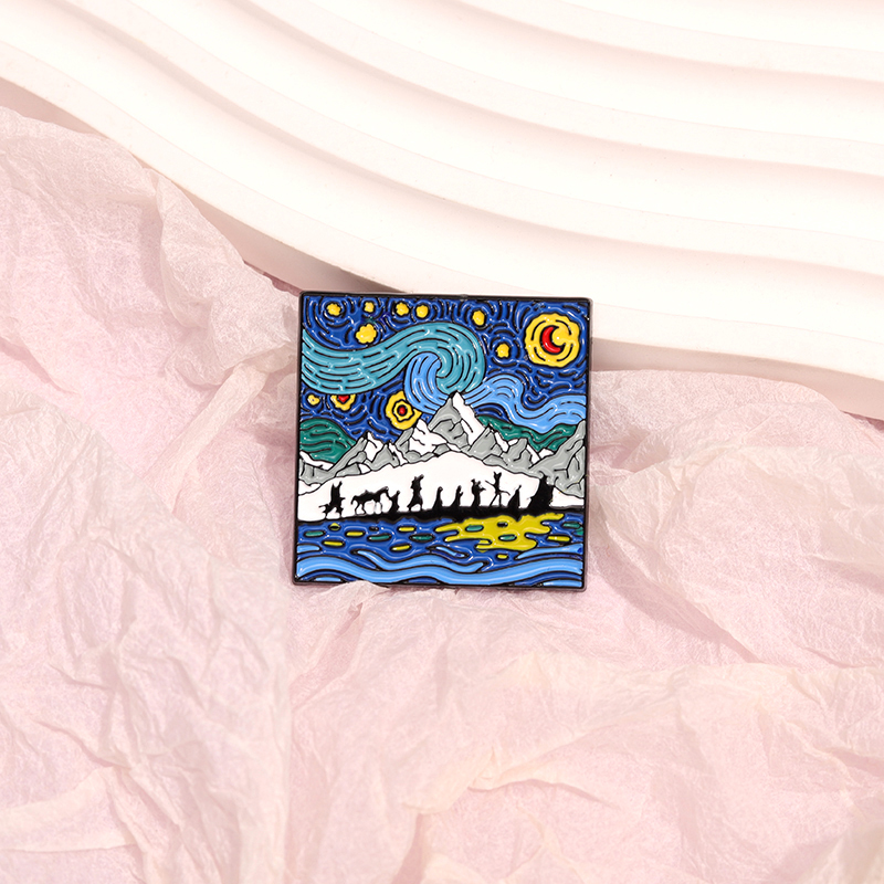 Night Sky Oil Painting Enamel  - Custom Night Sky recensie en prijs