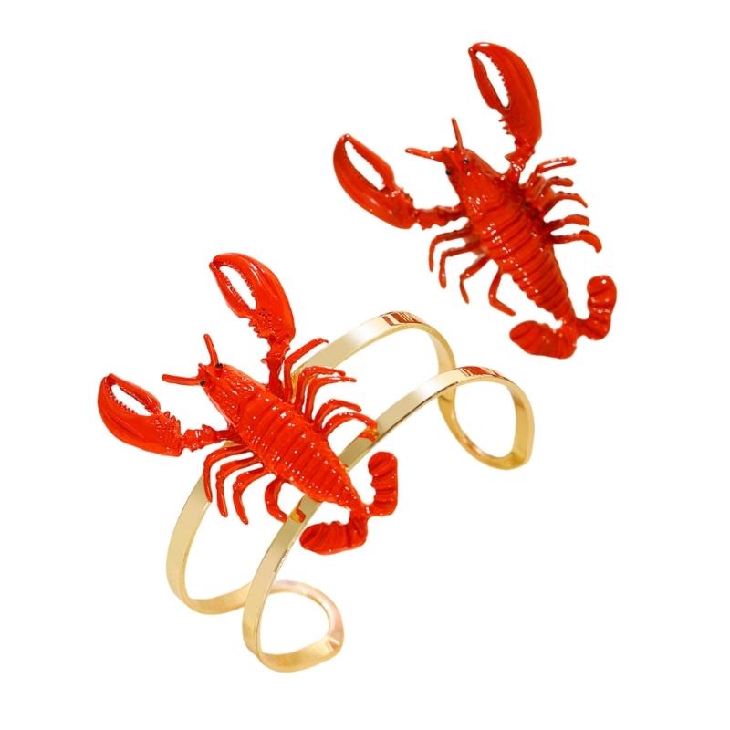 39BB Eye Catching Red Lobster  - Coordinates Bracelet recensie en prijs