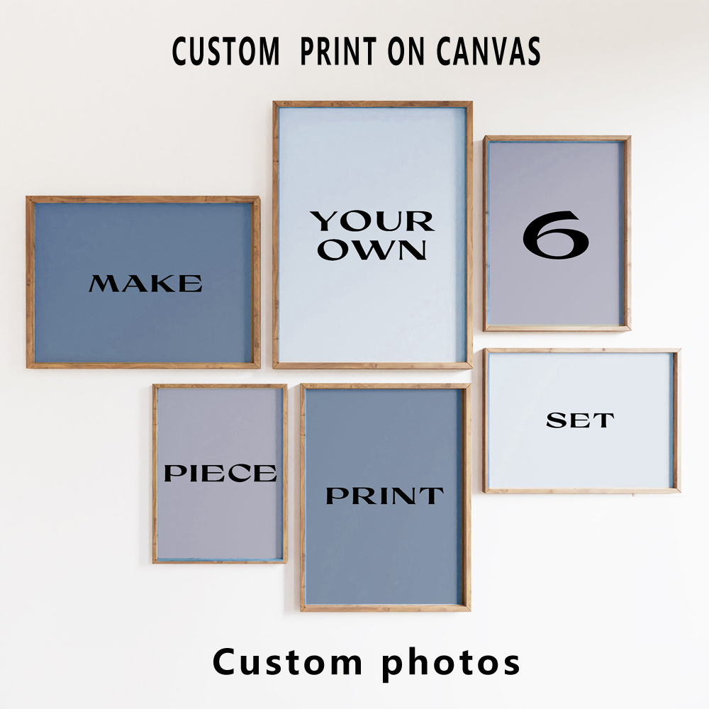 6pcs/set Custom Canvas Prints  - Pet Portrait Custom recensie en prijs