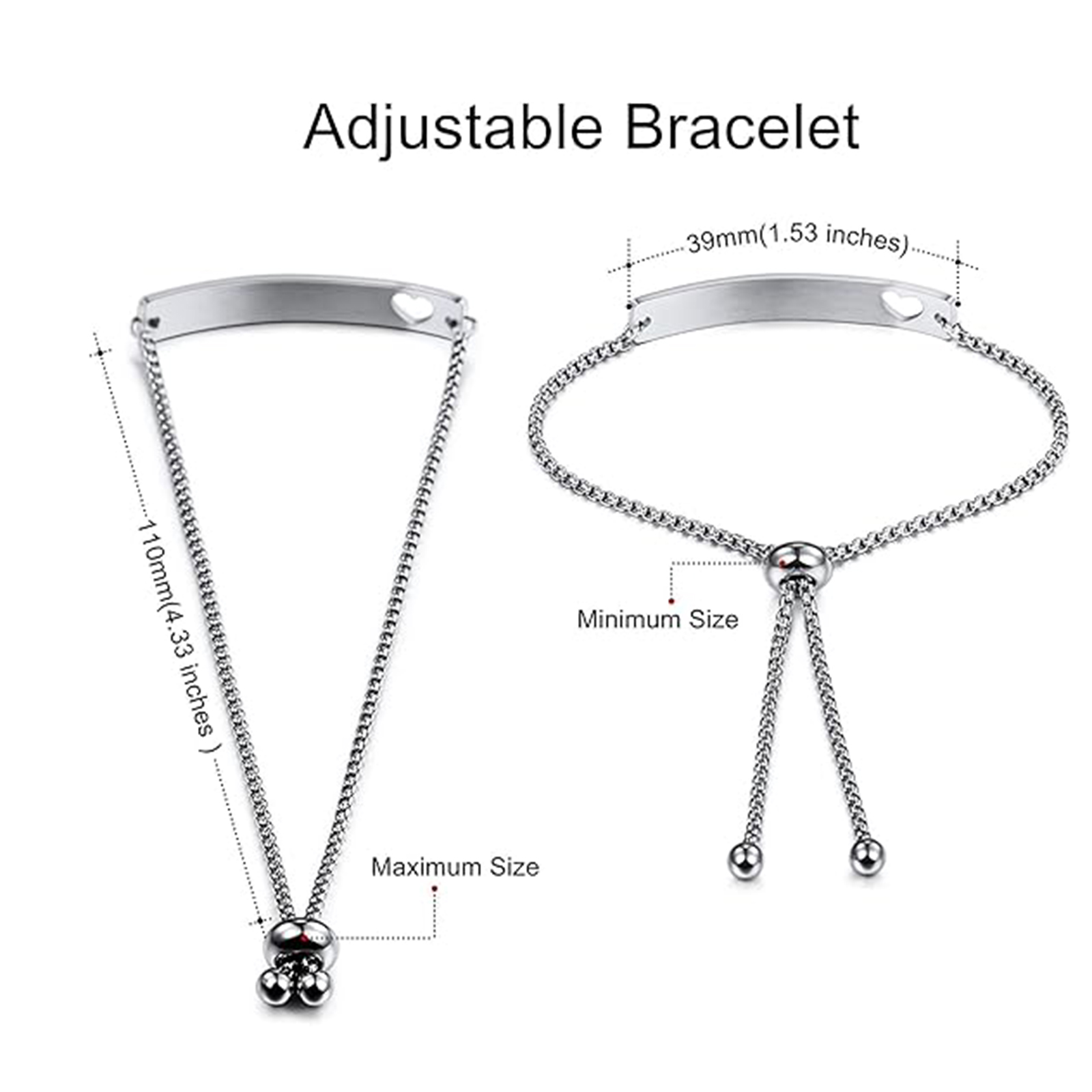 Personalized Engraved Bar Brac - Coordinates Bracelet recensie en prijs